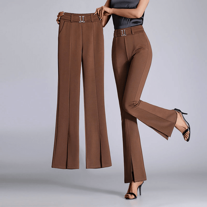 Women's High-Waisted Wide Leg Trousers