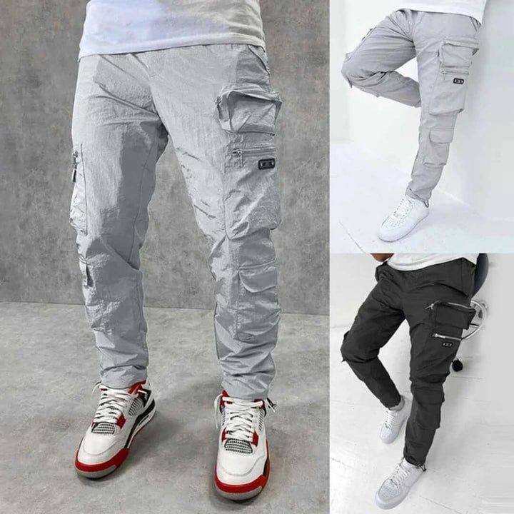Men's Classic Fit Cargo Pants: Multi-Pocket Utility Trousers