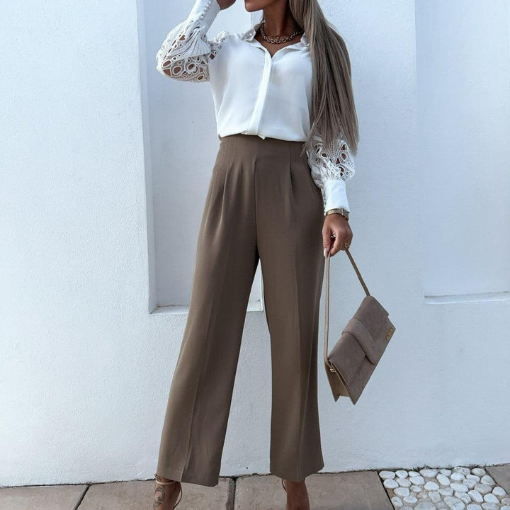 Elegant Lace Detail Women's Top
