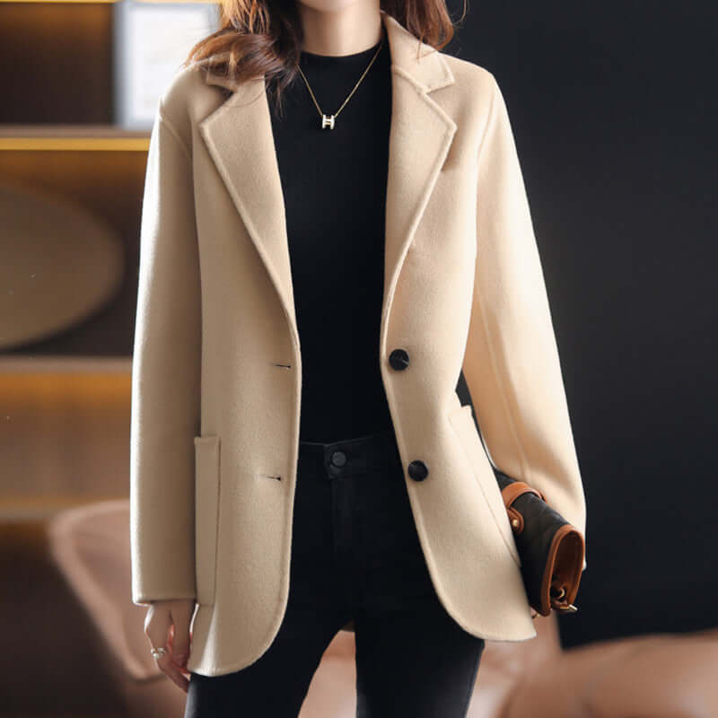Women's Slim-Fit Tailored Blazer: Lightweight & Sustainable