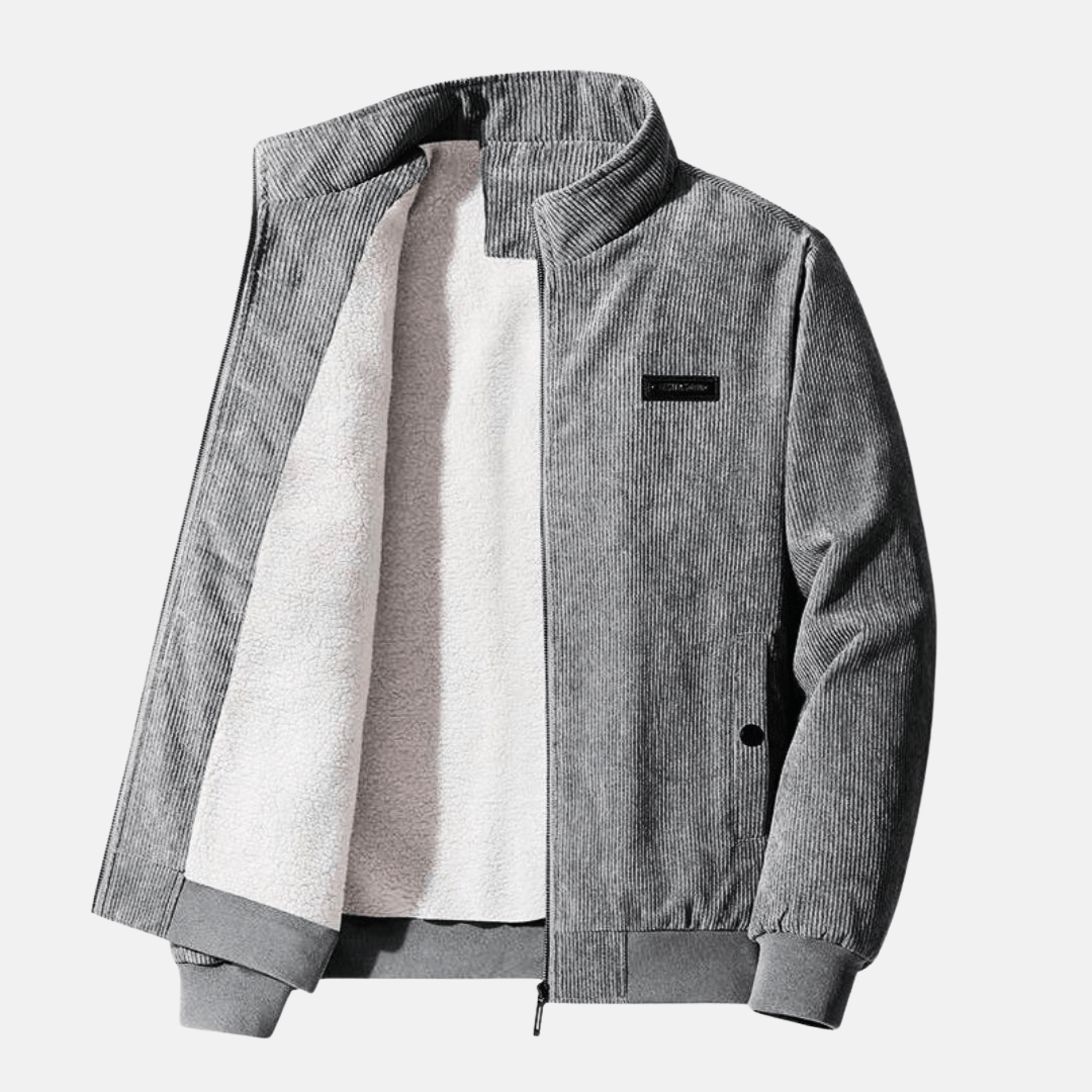 Women's Sherpa Lined Corduroy Jacket: Cozy & Stylish Autumn Outerwear
