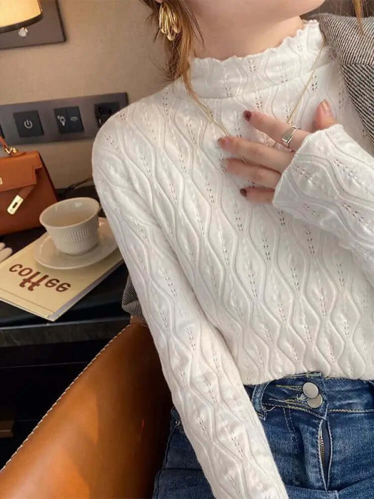 Women's Slim Fit Cashmere Thermal Undershirt