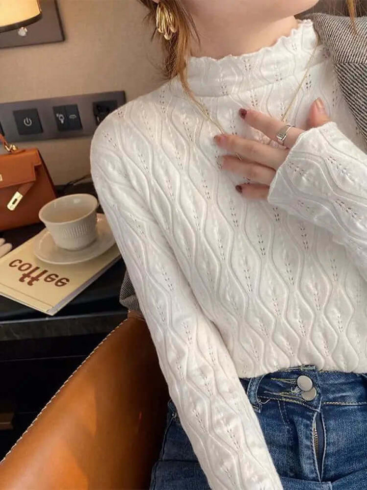 Women's Slim Fit Cashmere Thermal Undershirt