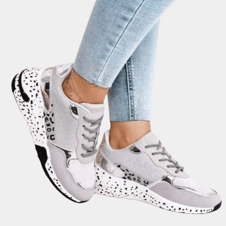 Women's Casual Sneakers: Suede, Glitter & Chunky Sole