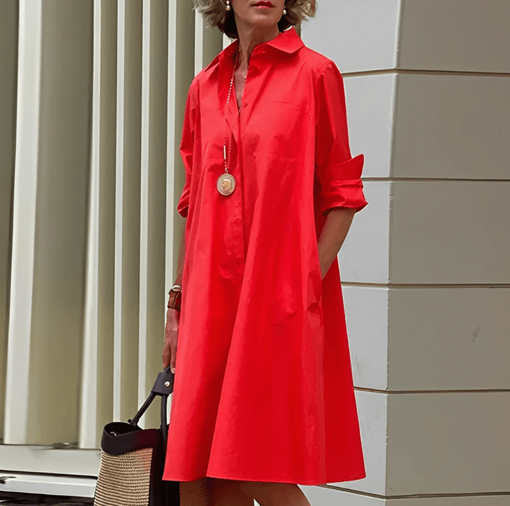 Stylish Polo Dress: Stretch Fit & Breathable