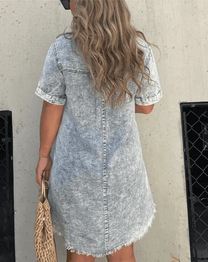 Women's Casual Cotton Denim Shirt