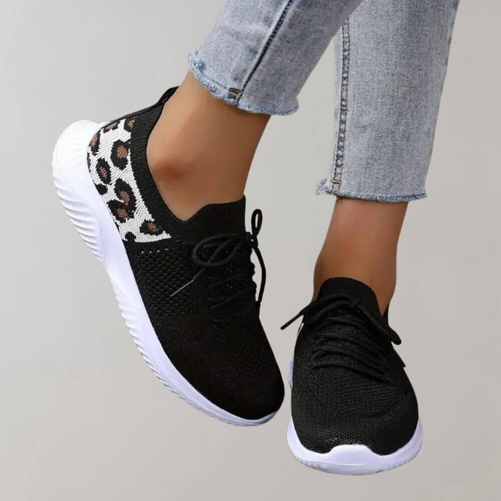 Women's Breathable Knit Mesh Casual Sneakers