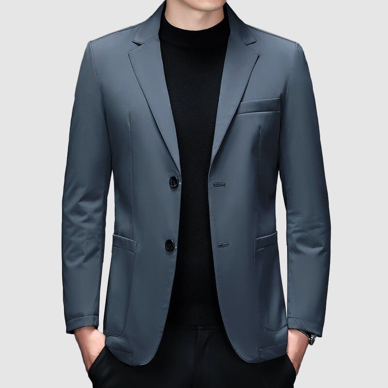 Men's Casual Down Winter Blazer: Warmth and Style