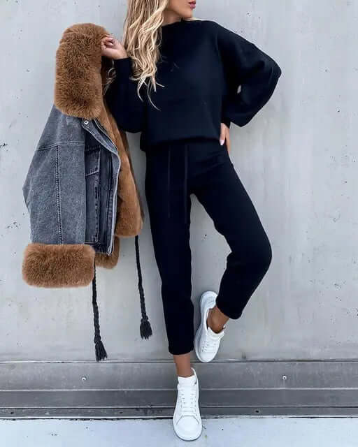 Women's 2-Piece Set: Comfortable & Stylish Outfit