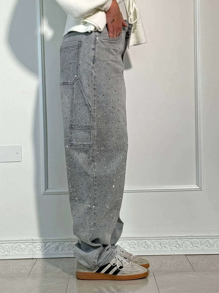 Women's Shiny Balloon Jeans