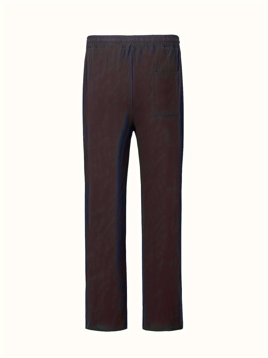 Men's Lightweight Drawstring Beach Pants: Relaxed Fit Linen Trousers