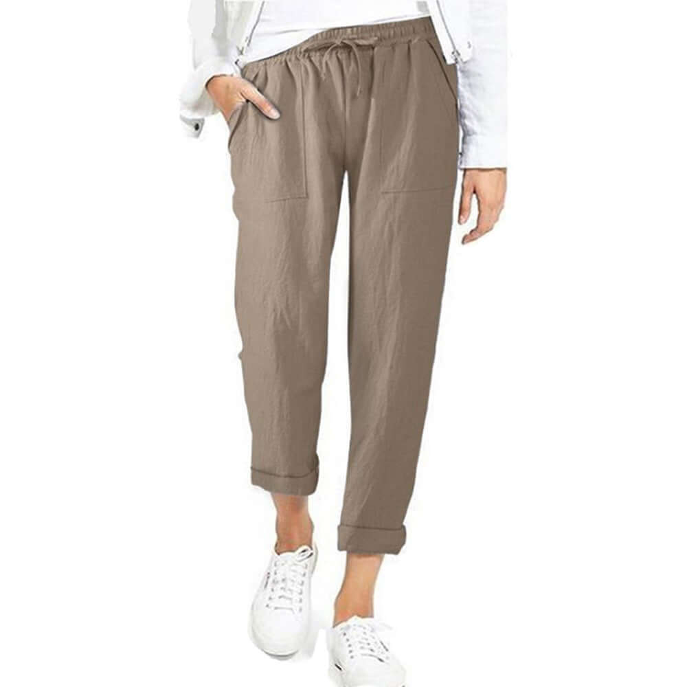 Women's Wide-Leg Drawstring Pants