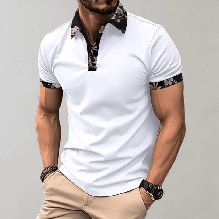 Men's Classic Fit Polo Shirt: Breathable, Short Sleeve Casual Top
