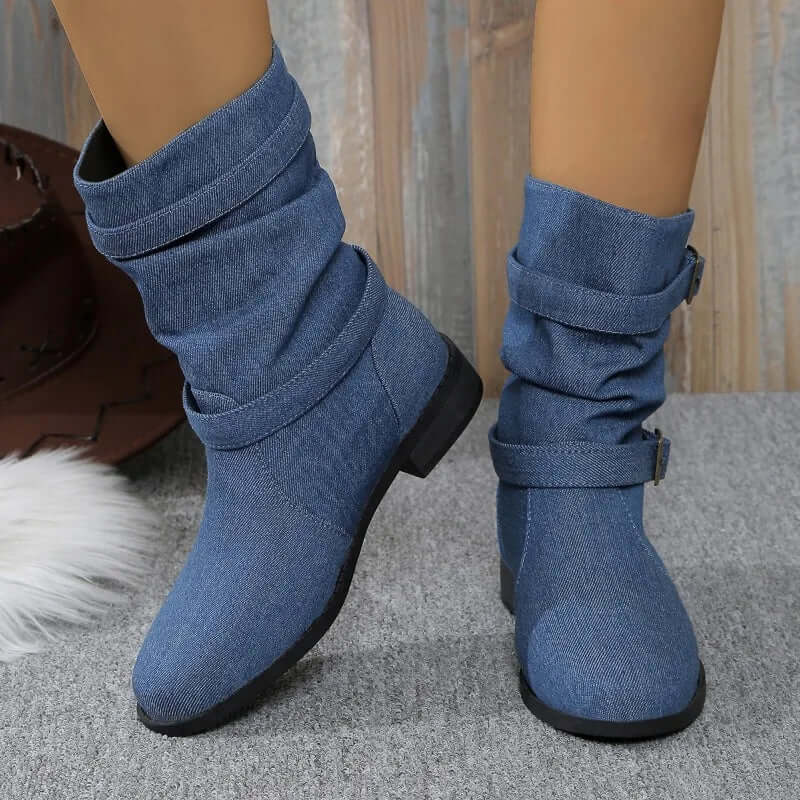 Women's Stylish Midi Ankle Boots