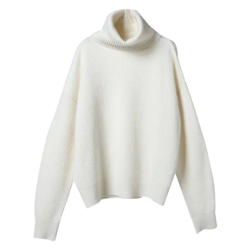 Women's Warm Winter Turtleneck Knit Sweater