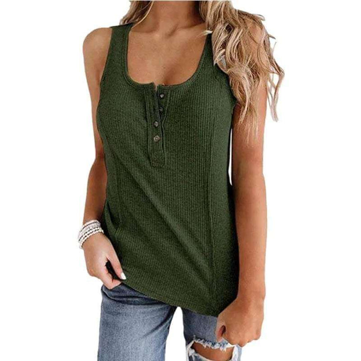 Women's Fitted Ribbed Knit Tank Top