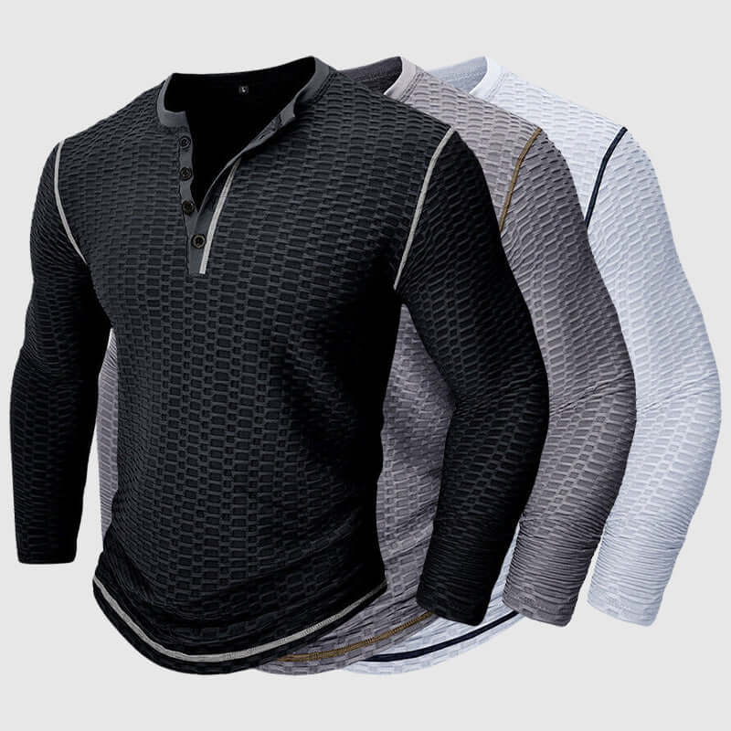 Men's Casual Long-Sleeve Shirt: Stylish & Comfortable