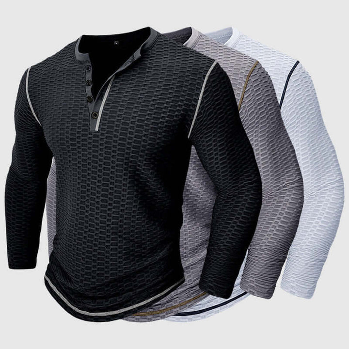 Men's Casual Long-Sleeve Shirt: Stylish & Comfortable