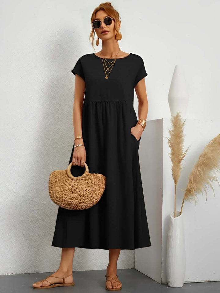 Summer Cotton Dress: Relaxed Fit, Breathable & Comfortable