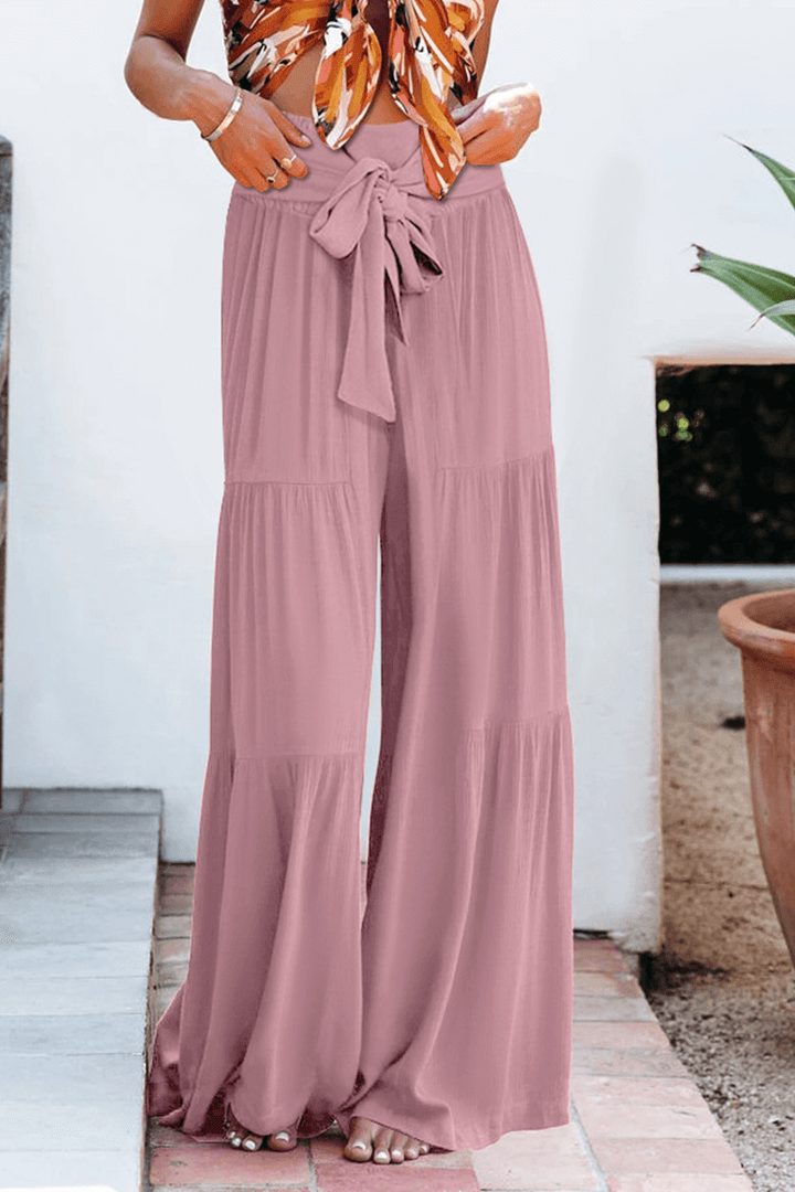 Women's High Waist Wide Leg Pants: Loose Fit, Comfortable Trousers