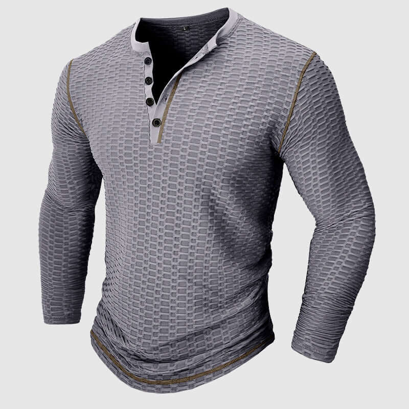 Men's Casual Long-Sleeve Shirt: Stylish & Comfortable