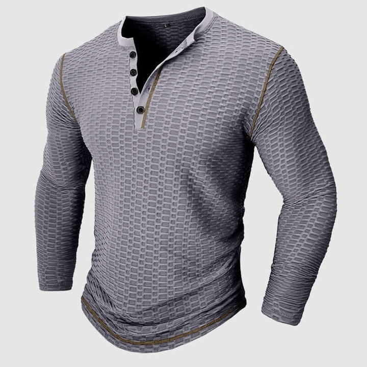 Men's Casual Long-Sleeve Shirt: Stylish & Comfortable