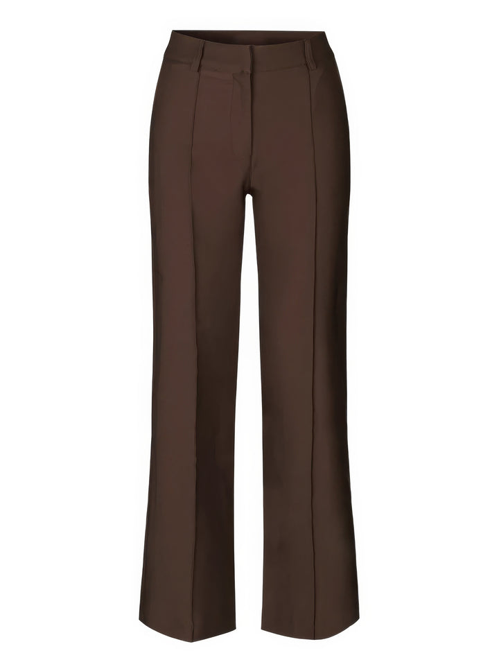 Women's High-Waisted Wide Leg Trousers: Elegant & Comfortable