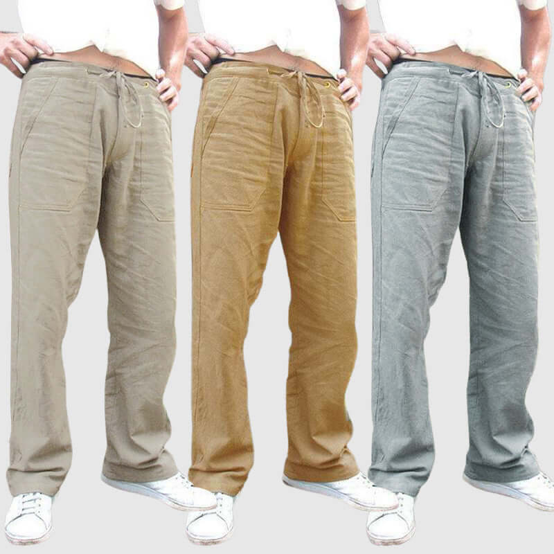 Men's Relaxed-Fit Drawstring Casual Trousers