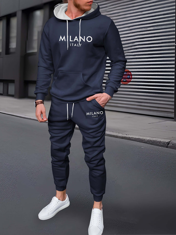 Men's Milano Style Hoodie and Jogger Set