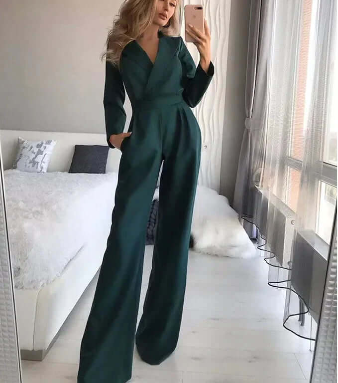 Women's Elegant Relaxed-Fit Jumpsuit