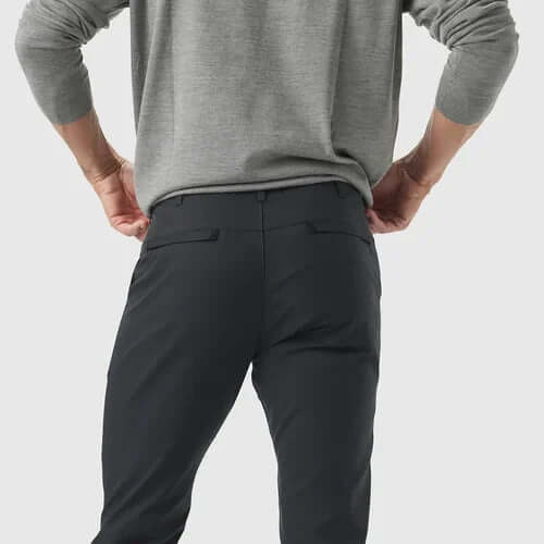 Men's Dirt-Repellent Casual Trousers: Slim Fit Outdoor Pants