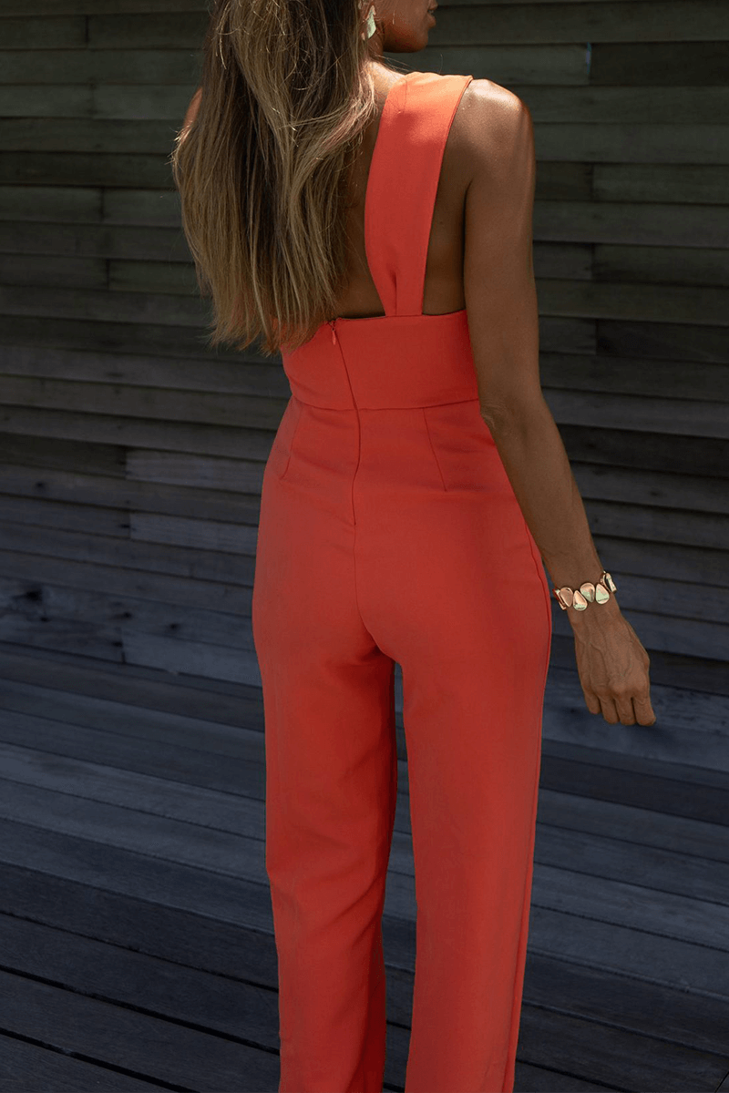 Elegant One-Shoulder Women's Jumpsuit
