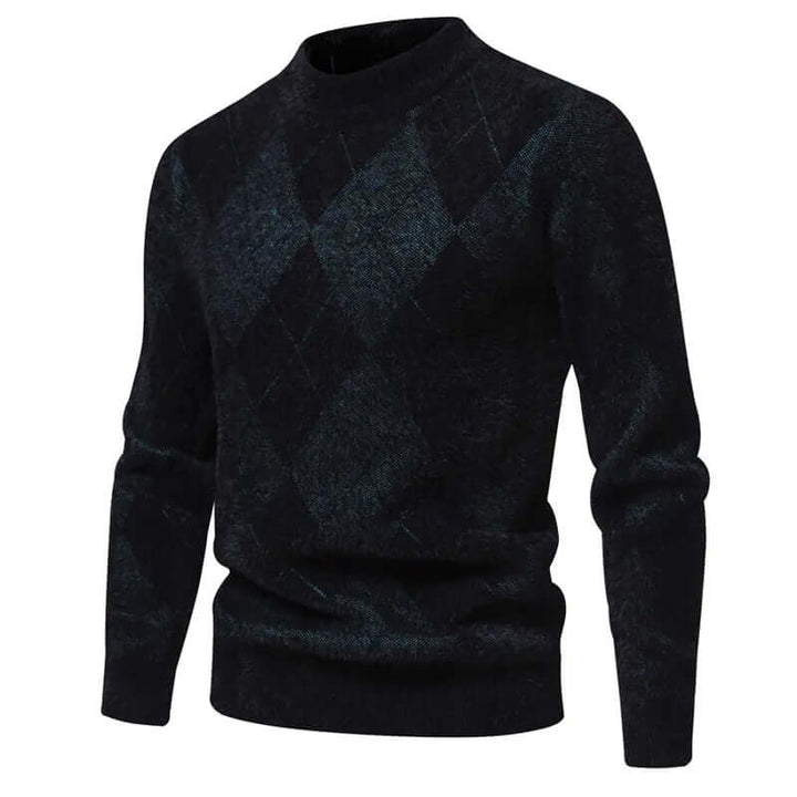 Men's Classic Argyle Knit Sweater