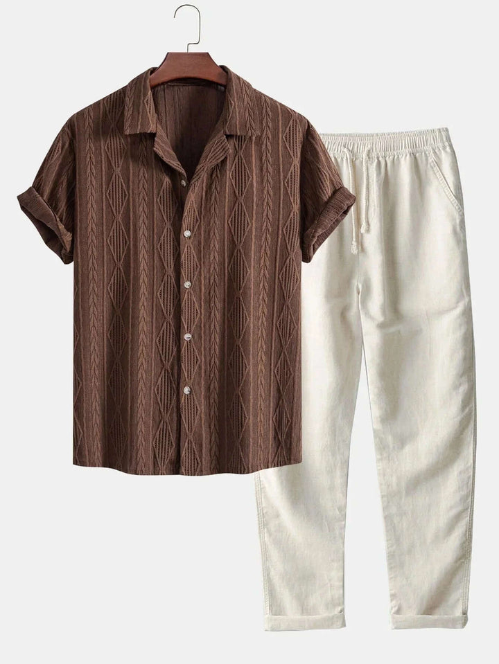 Men's Breathable Cotton Shirt: All-Season Comfort