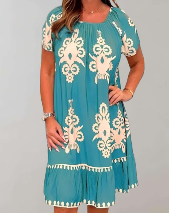 Women's Summer Floral Midi Dress