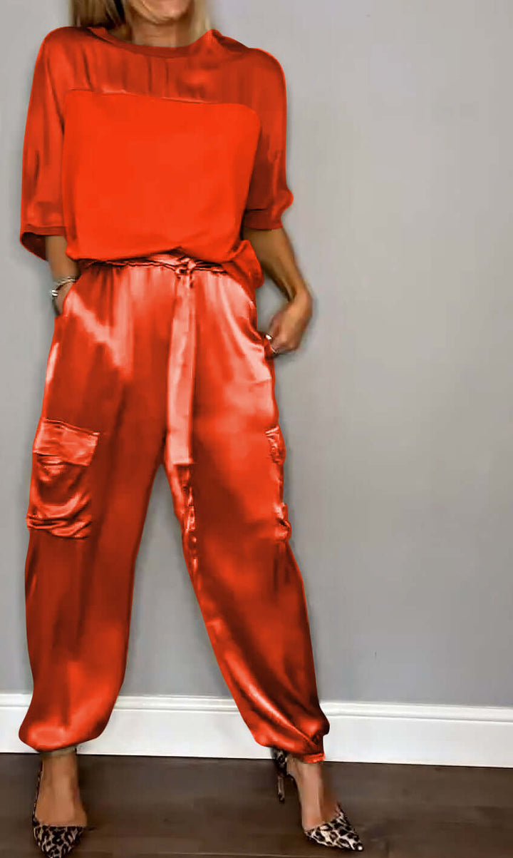 Women's Two-Piece Loungewear Set: Soft & Stylish