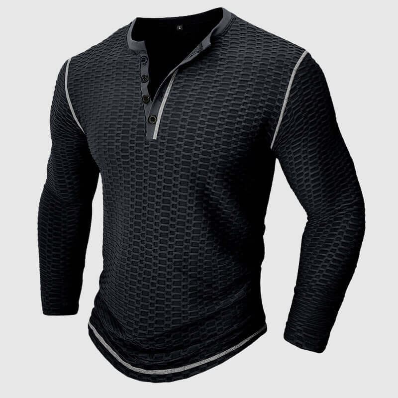 Men's Casual Long-Sleeve Shirt: Stylish & Comfortable
