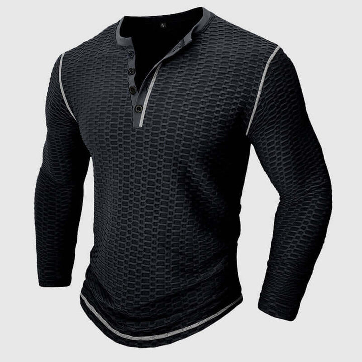 Men's Casual Long-Sleeve Shirt: Stylish & Comfortable