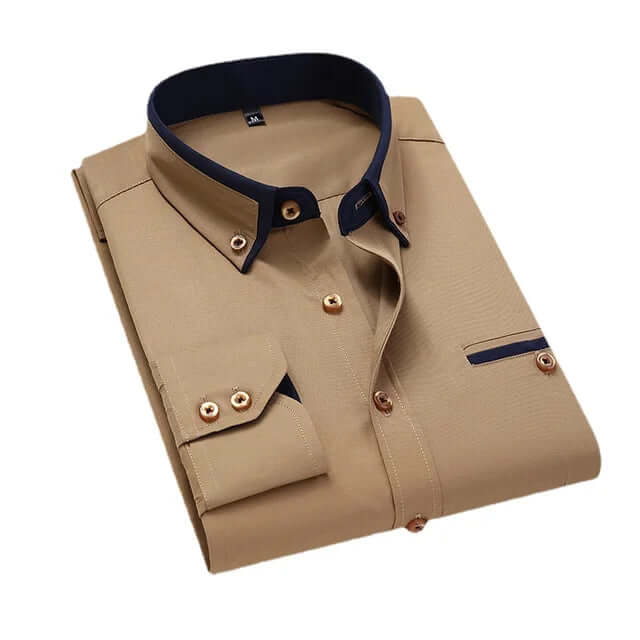 Men's Casual Long Sleeve Shirt: Stylish & Comfortable