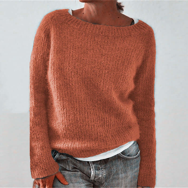Women's Relaxed-Fit Knit Sweater