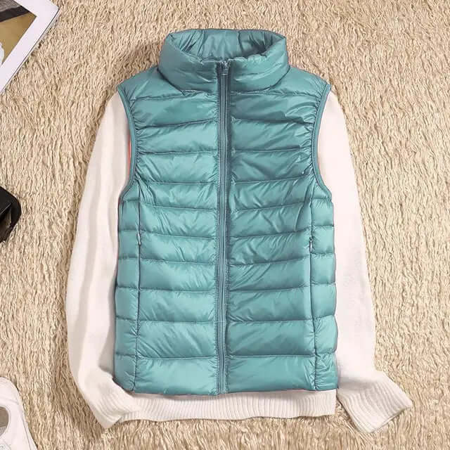Women's Lightweight Down Sleeveless Puffer Vest