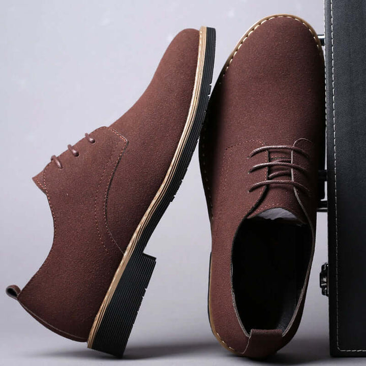 Men's Suede Casual Outdoor Shoes: Classic Style & Comfort