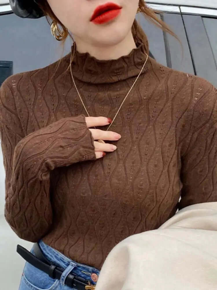 Women's Slim Fit Cashmere Thermal Undershirt