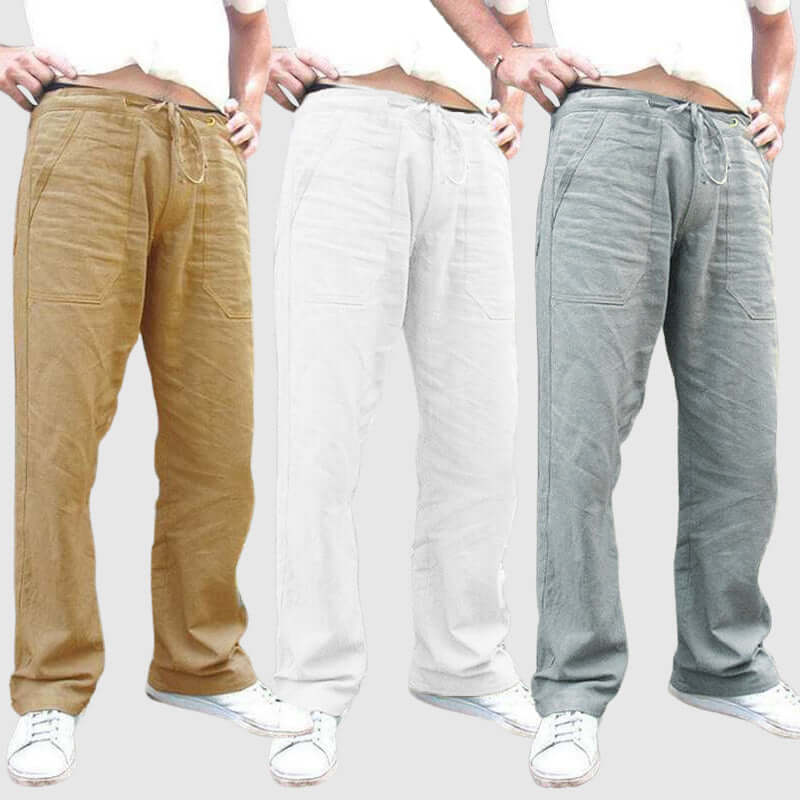 Men's Relaxed-Fit Drawstring Casual Trousers