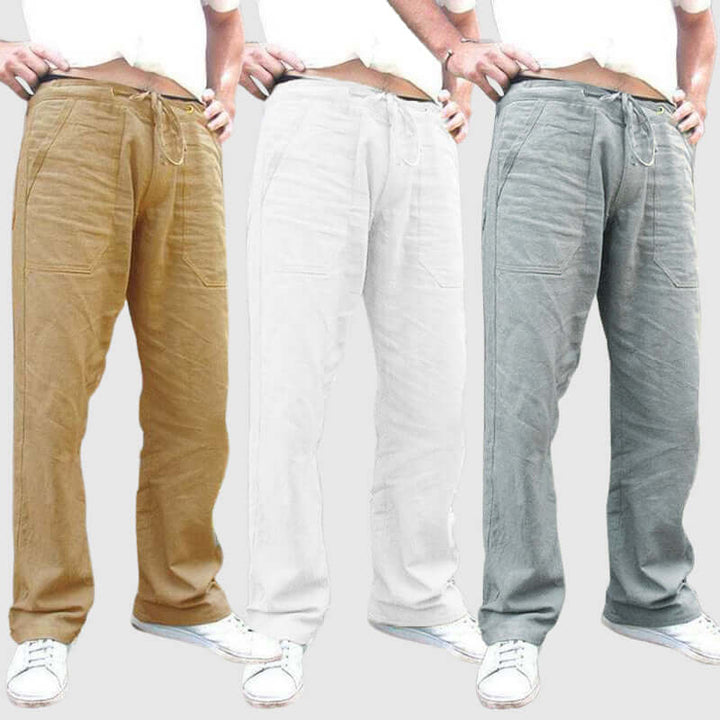 Men's Relaxed-Fit Drawstring Casual Trousers