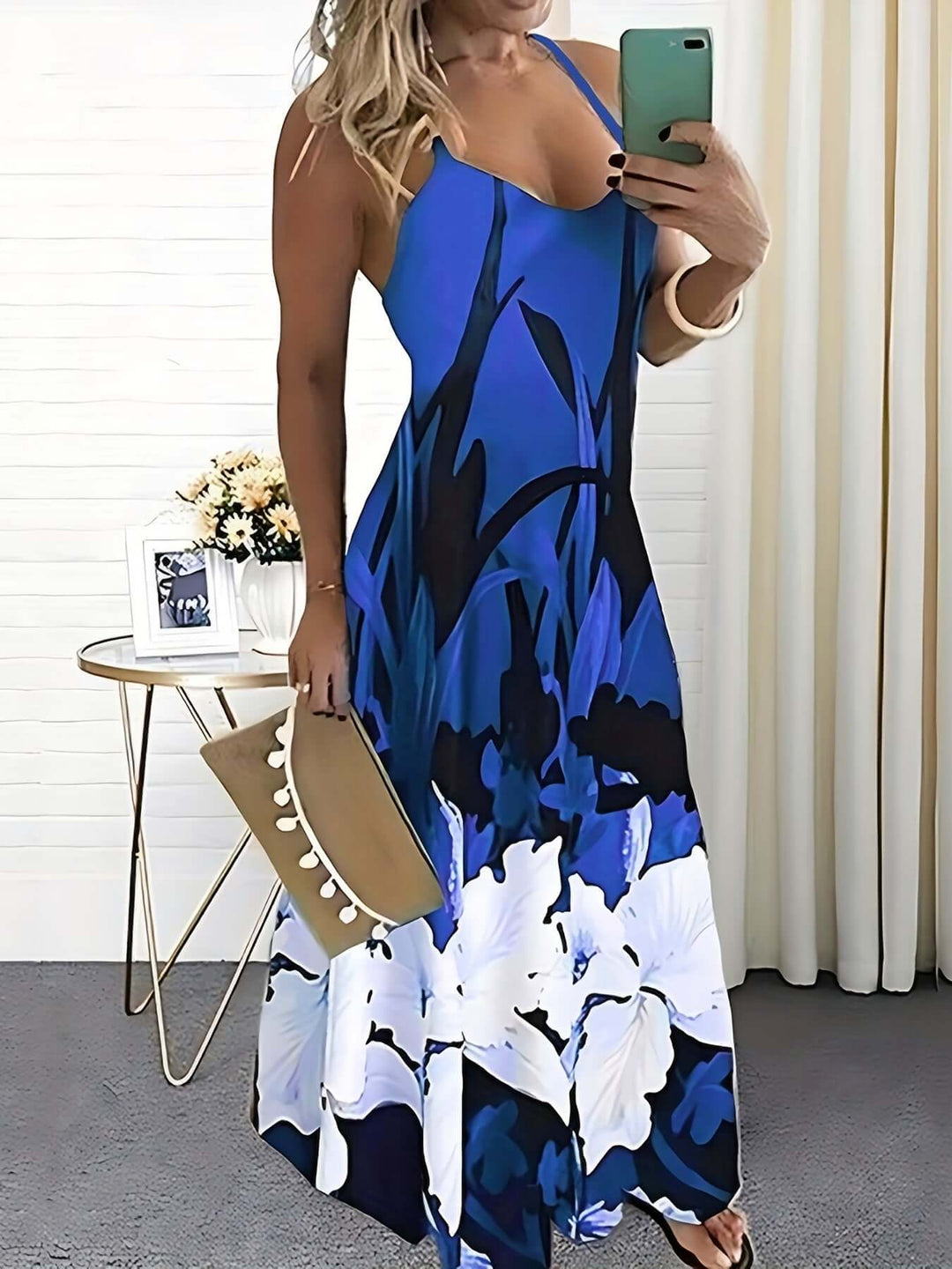 Floral Print Summer Dress: Versatile & Comfortable