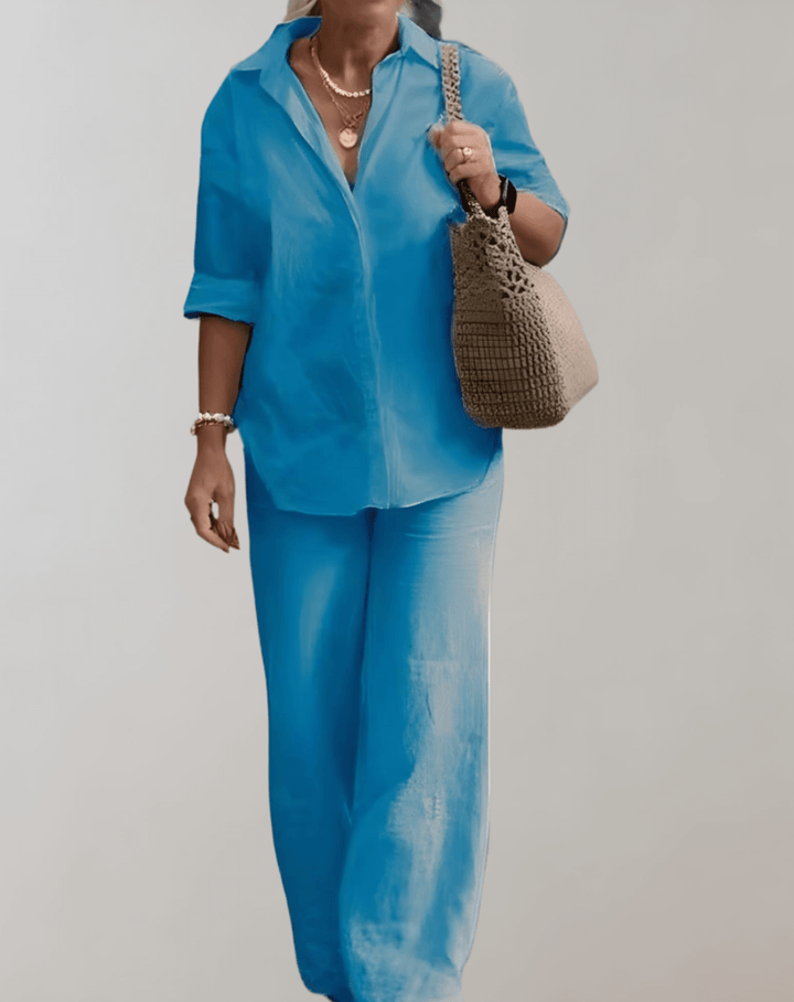 Women's Casual Co-ord Set: Chic Two-Piece Outfit