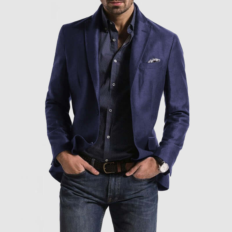Men's Long Sleeve Formal Suit: Sophisticated Style