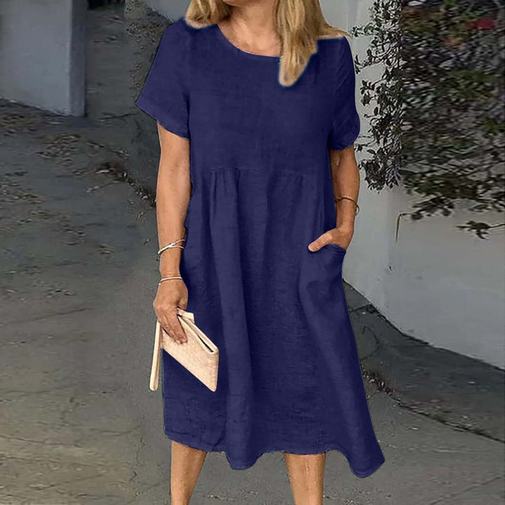 Elegant Loose Women's Dress: Versatile & Comfortable