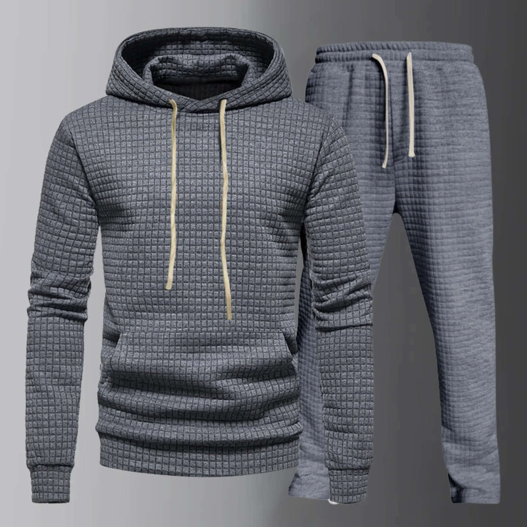 Men's Hoodie & Jogger Set: Relaxed Fit, Drawstring Hoodie